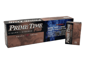 Prime Time Peach Cigar Carton