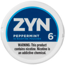 zyn peppermint nicotine pouches