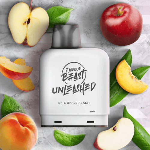 Level X Flavour Beast Unleashed Pod - Epic Apple Peach Iced