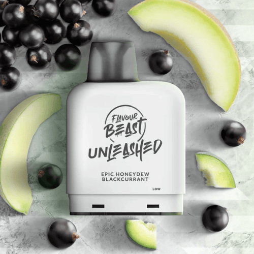 Level X Flavour Beast Unleashed Pod - Epic Honeydew Blackcurrant Iced