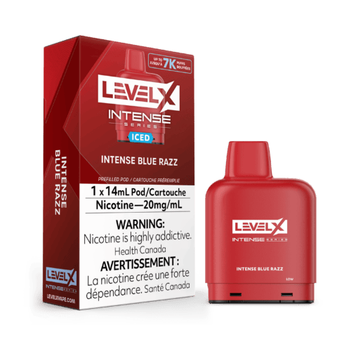 Intense 50 Level X Pod 14ml – Intense Blue Razz Iced