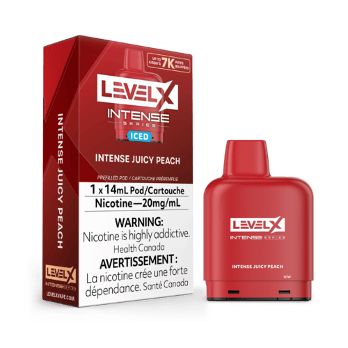 Intense 50 Level X Pod 14ml – Intense Juicy Peach Ice