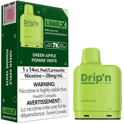 Level X Pod - Drip'n: Green Apple (14mL)