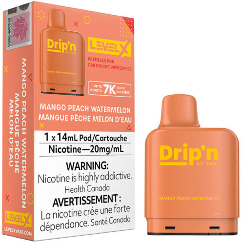 Level X Pod - Drip'n: Mango Peach Watermelon (14mL)