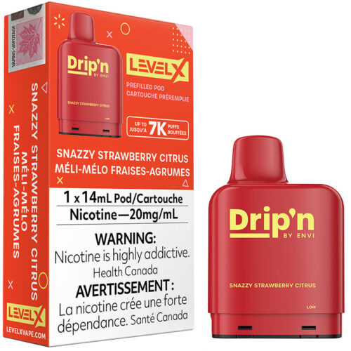 Level X Pod - Drip'n: Snazzy Strawberry Citrus (14mL)