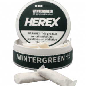 Wintergreen nicotine pouches