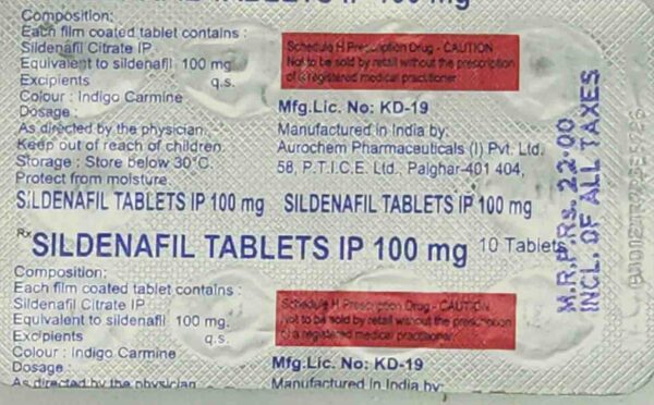 Viagra (Sildenafil) - 10x Tablets - 100mg Each - Image 4