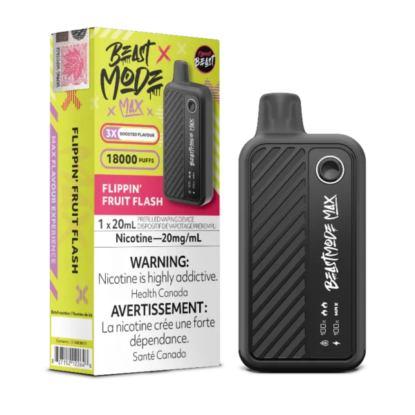 Flavour Beast Mode – 8000 Puff – Fruit Flash – 20mg - Image 2