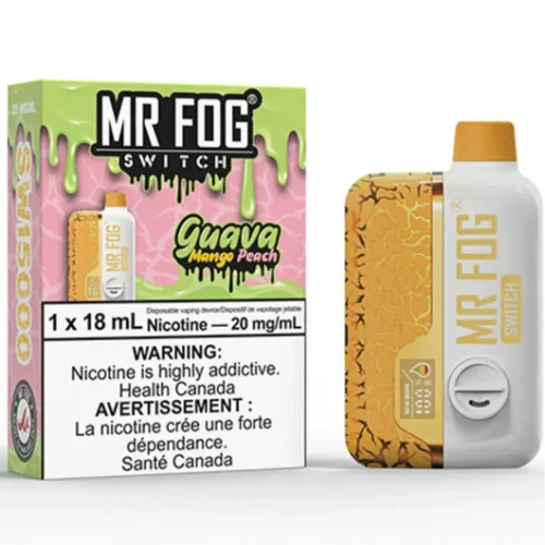 Mr. Fog Switch 15K Disposable - Guava Mango Peach 20mg