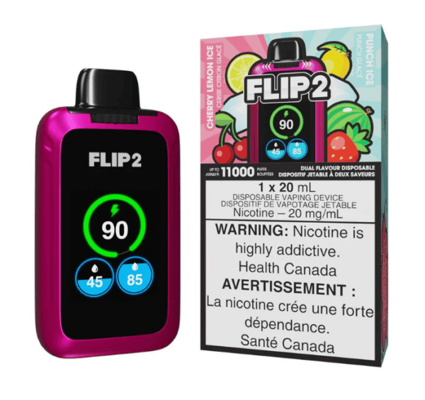 Flip Bar 2 – Cherry Lemon Ice & Punch Ice