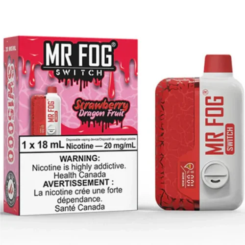 Mr. Fog Switch 15K Disposable - Strawberry Dragon Fruit 20mg - Image 2