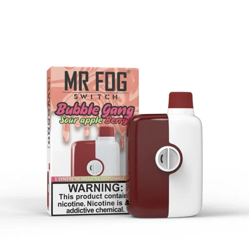 Mr. Fog SWITCH 5500 PUFFS Bubble Gang Sour Apple Berry