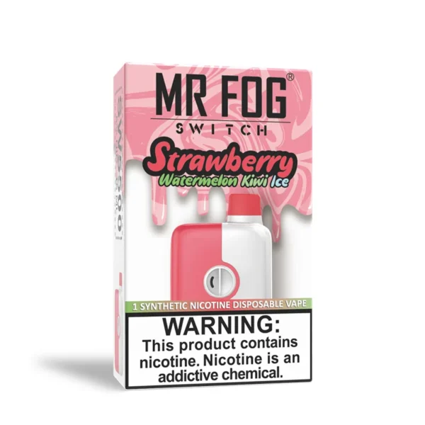 Mr. Fog SWITCH 5500 PUFFS Strawberry Watermelon Kiwi Ice - Image 2