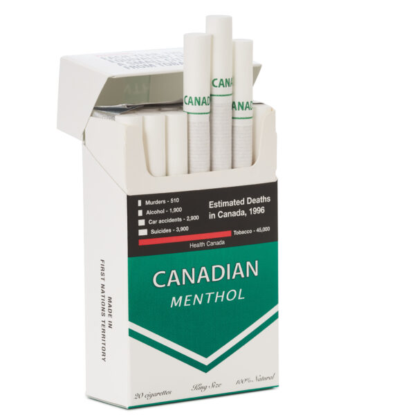 Premium Canadian Menthol 20 Pack Cigarette